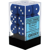 Chessex: 16mm Opaque (Blue/White)