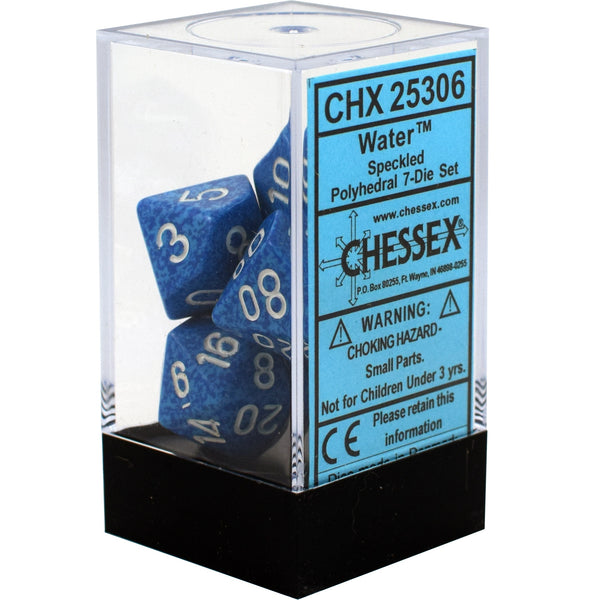 Chessex: 7-Die Set Speckled (Water)