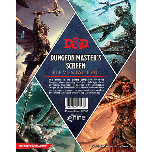 Dungeons & Dragons: Dungeon Master's Screen - Elemental Evil
