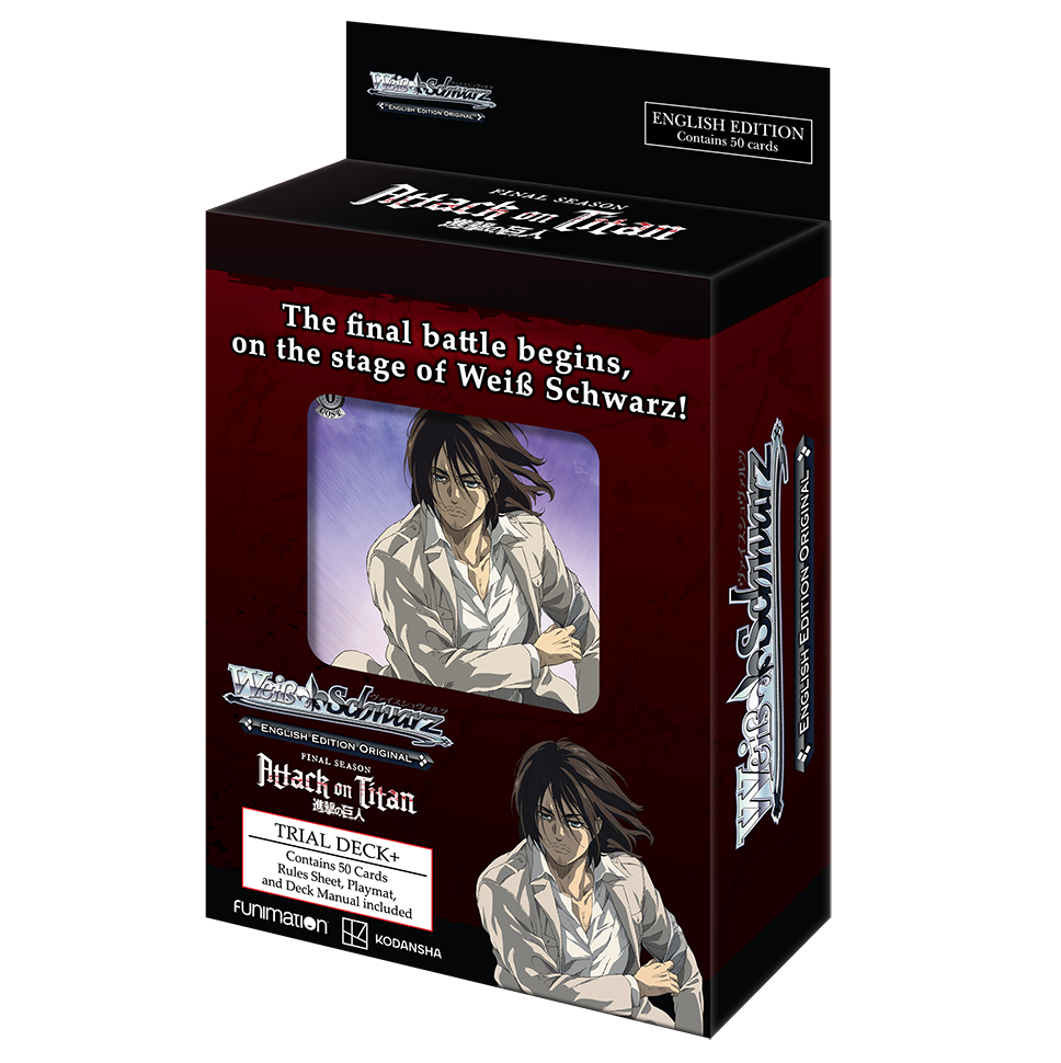 Weiss Schwarz TCG: Attack on Titan: Final Season Trial Deck+