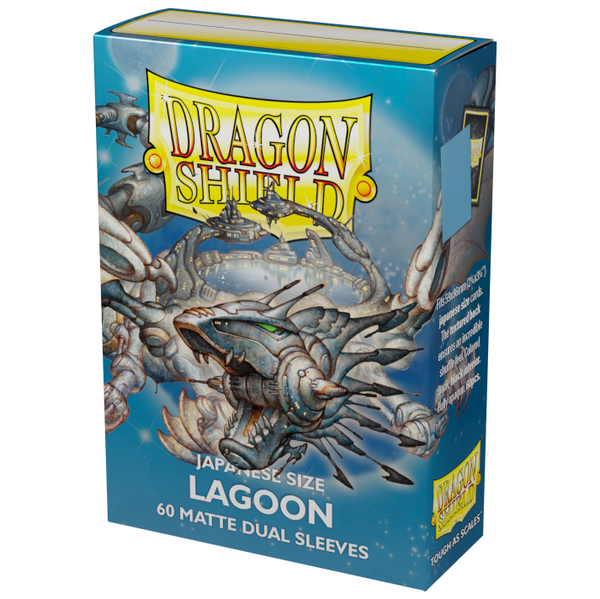 Dragon Shield Card Sleeves - Dual Matte Lagoon (Japanese Size)