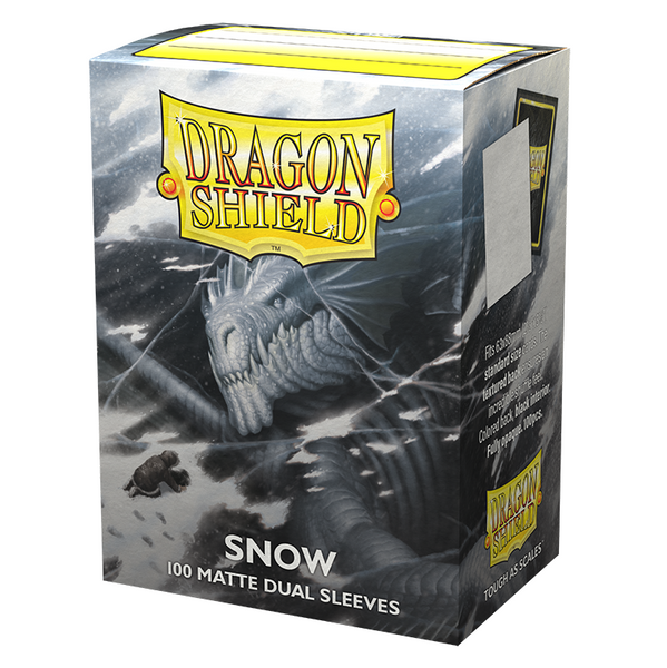 Dragon Shield Card Sleeves - Dual Matte Snow