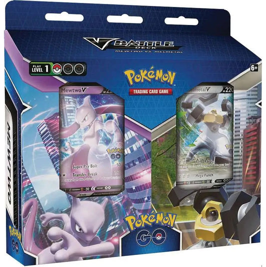 Pokémon TCG: Pokémon GO V Battle Deck Mewtwo vs. Melmetal Bundle